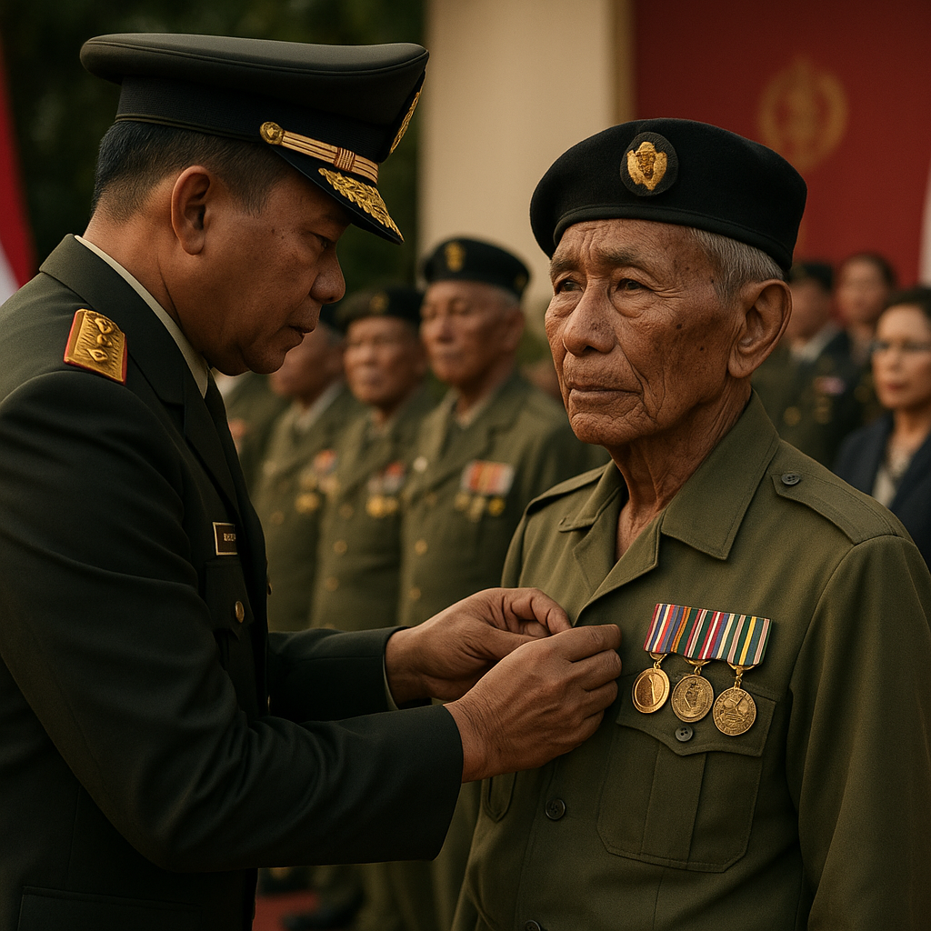 Panglima TNI Beri Penghargaan kepada 25 Veteran Perang Kemerdekaan