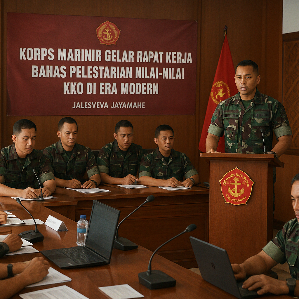 Korps Marinir Gelar Rapat Kerja, Bahas Pelestarian Nilai-Nilai KKO di Era Modern