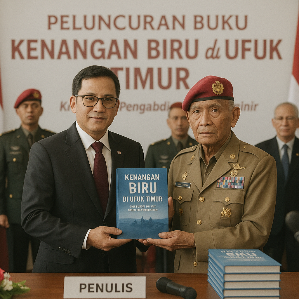 Peluncuran Buku "Kenangan Biru di Ufuk Timur", Kisah Pengabdian Prajurit Marinir