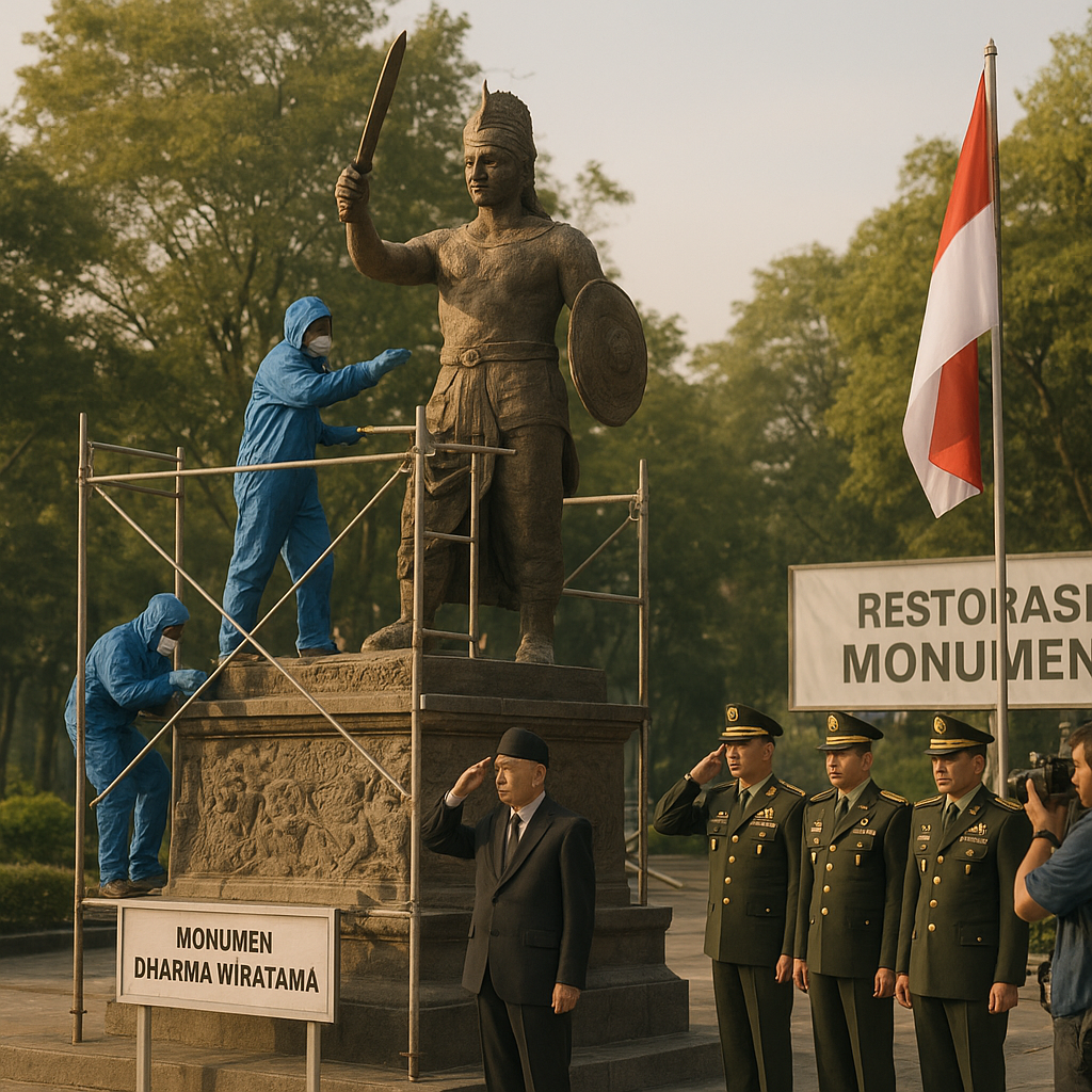 Restorasi Monumen Dharma Wiratama, Menjaga Jejak Sejarah Korps Perwira
