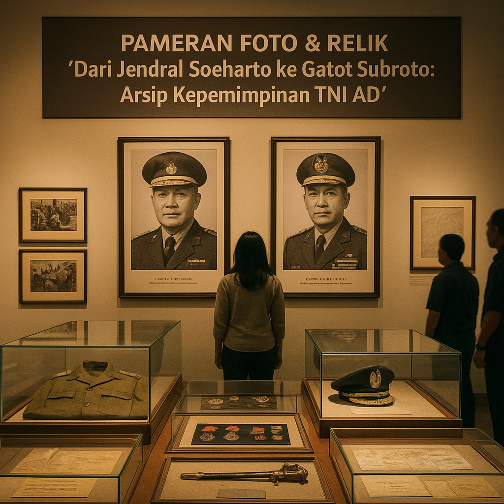 Pameran Foto & Relik 'Dari JendraL Soeharto ke Gatot Subroto: Arsip Kepemimpinan TNI AD'