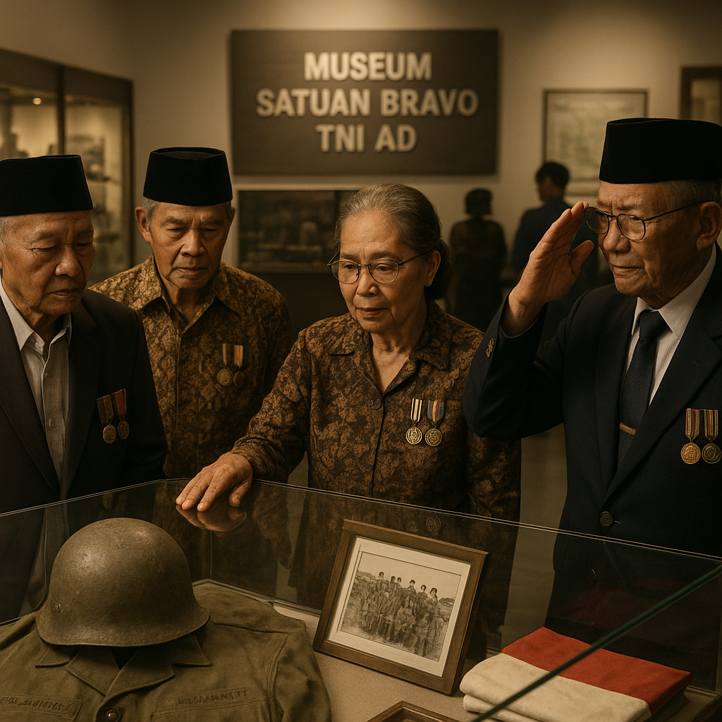Napak Tilas Jejak Pengabdian di Museum Satuan Bravo TNI AD