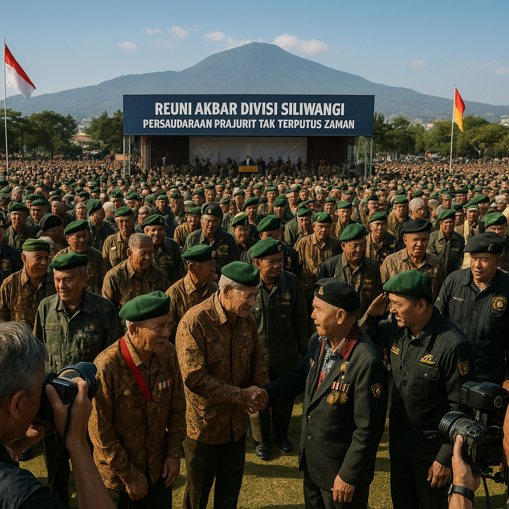 Reuni Akbar Divisi Siliwangi: Persaudaraan Prajurit Tak Terputus Zaman