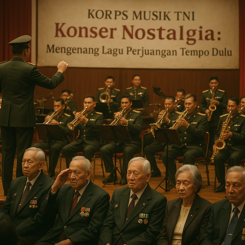 Korps Musik TNI Gelar Konser Nostalgia: Mengenang Lagu Perjuangan Tempo Dulu