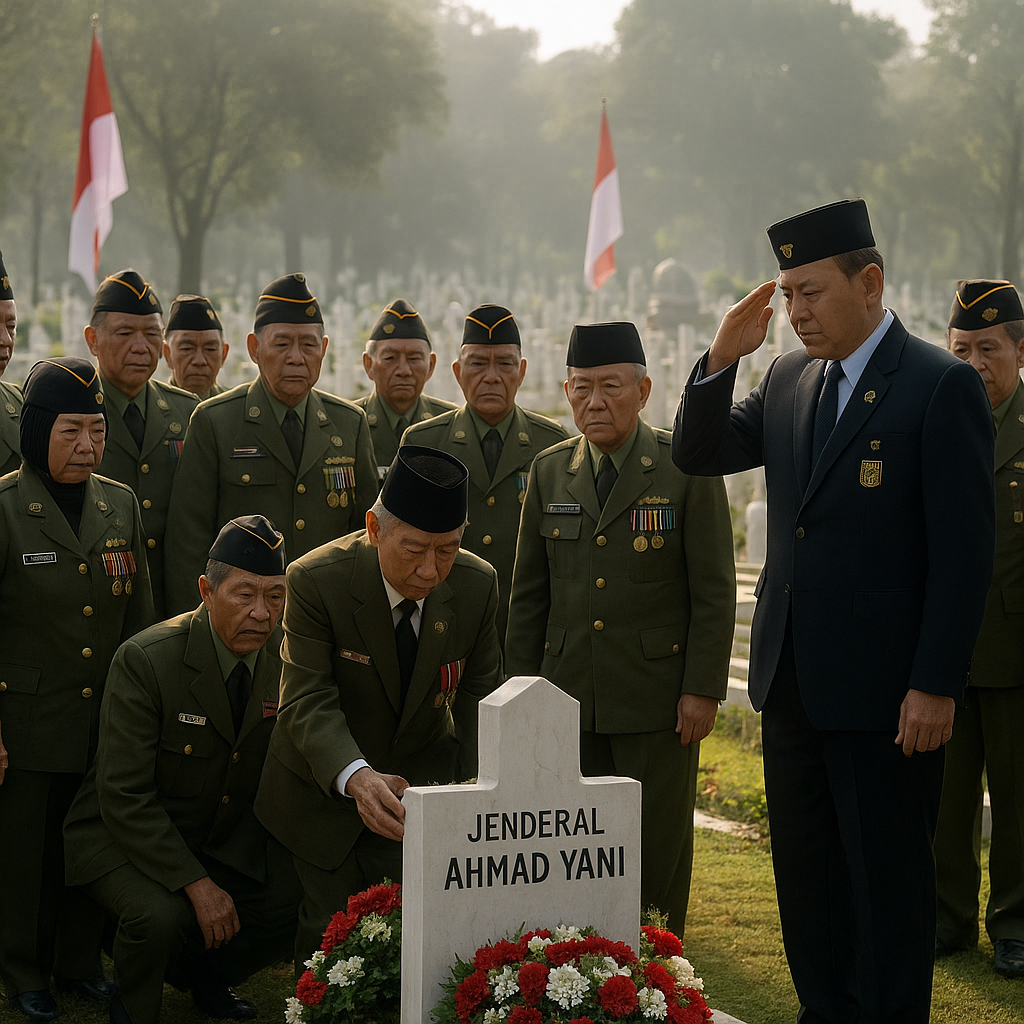 Hari Veteran 2026, Para Veteran Ziarahi TMP Kalibata, Salah Satunya Makam Jenderal Ahmad Yani