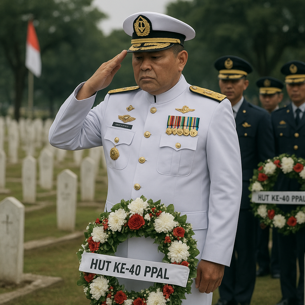 Yudo Margono Pimpin Ziarah HUT Ke-40 PPAL, Kenang Jasa Para Pahlawan TNI AL di Kalibata