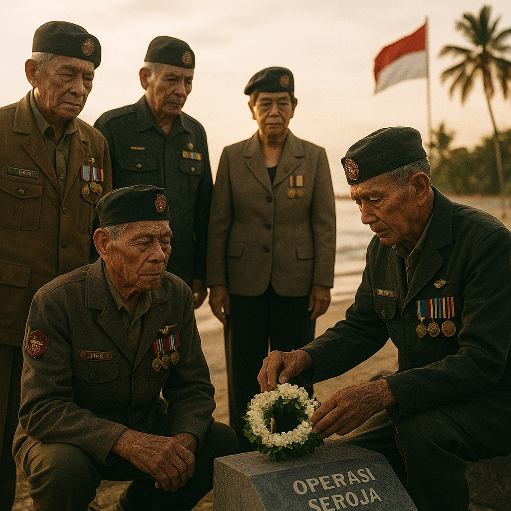 Jejak Langkah Pengabdian Para Purnawirawan Marinir dalam Operasi Seroja