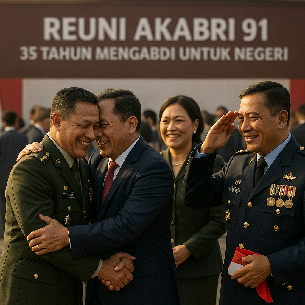 Reuni AKABRI 91 35 Tahun Mengabdi Untuk Negeri