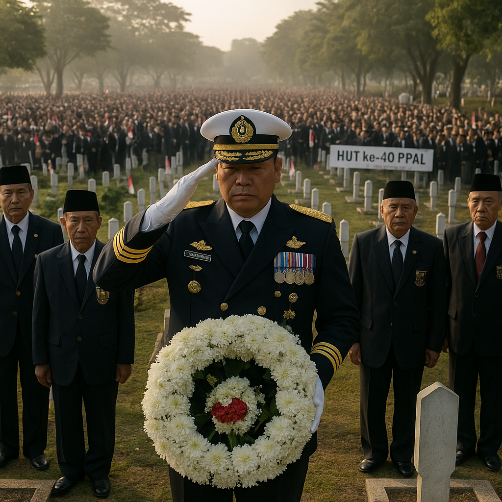 Jelang HUT ke-40 PPAL, Ketum PPAL Pimpin Ziarah dan Silaturahmi Purnawirawan di TMPNU Kalibata