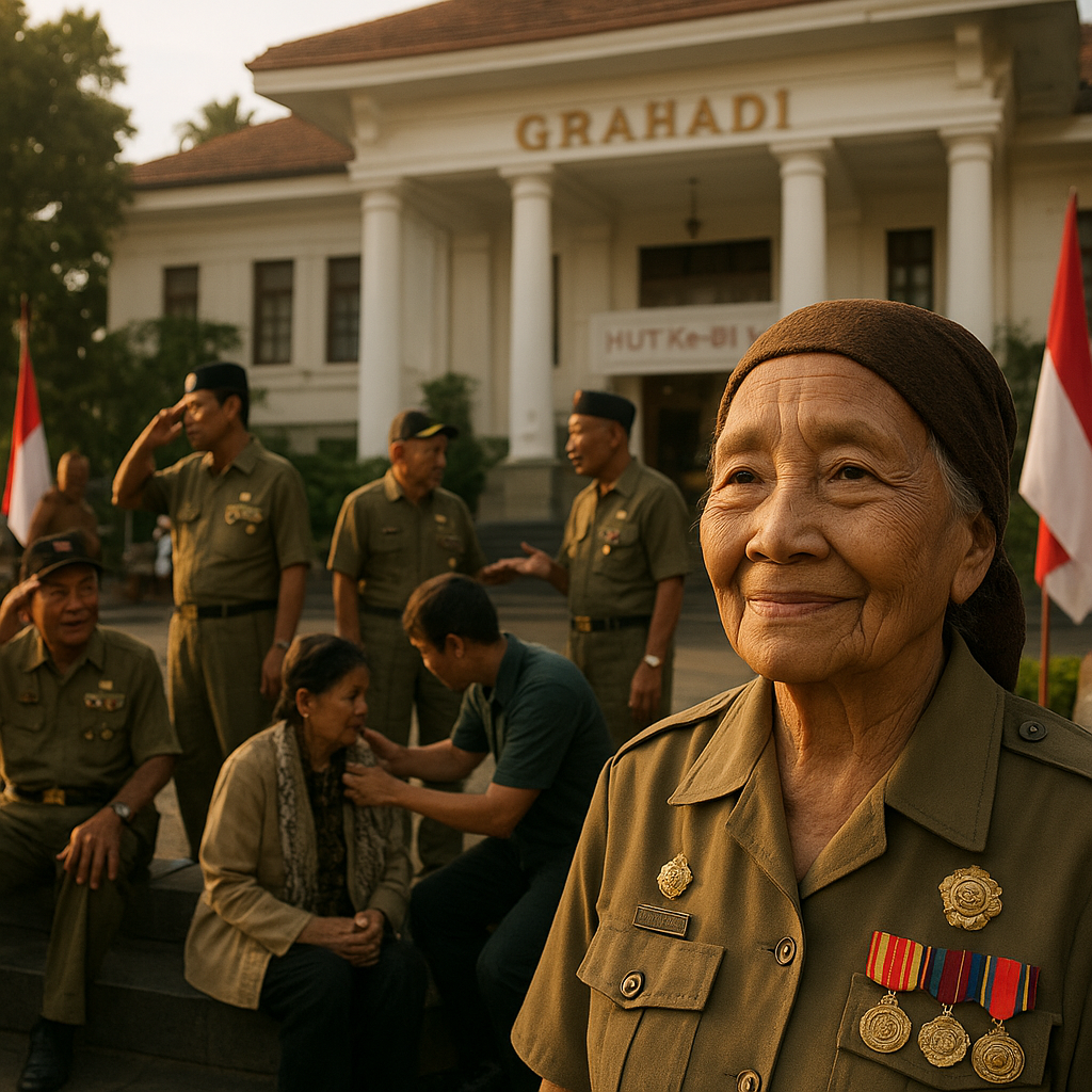 Asa Veteran Jatim Jelang HUT Ke-81 RI, Berharap Tunjangan Naik