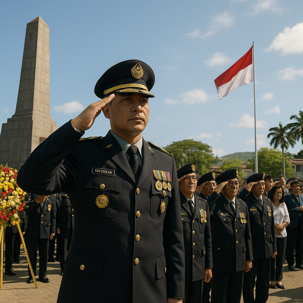 Kapten Inf Irwan Pimpin Upacara HUT LVRI Ke-77 di Kupang