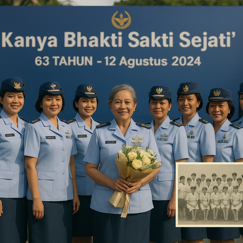 Semangat 'Kanya Bhakti Sakti Sejati': Wanita Angkatan Udara TNI Genap 63 Tahun Berbakti