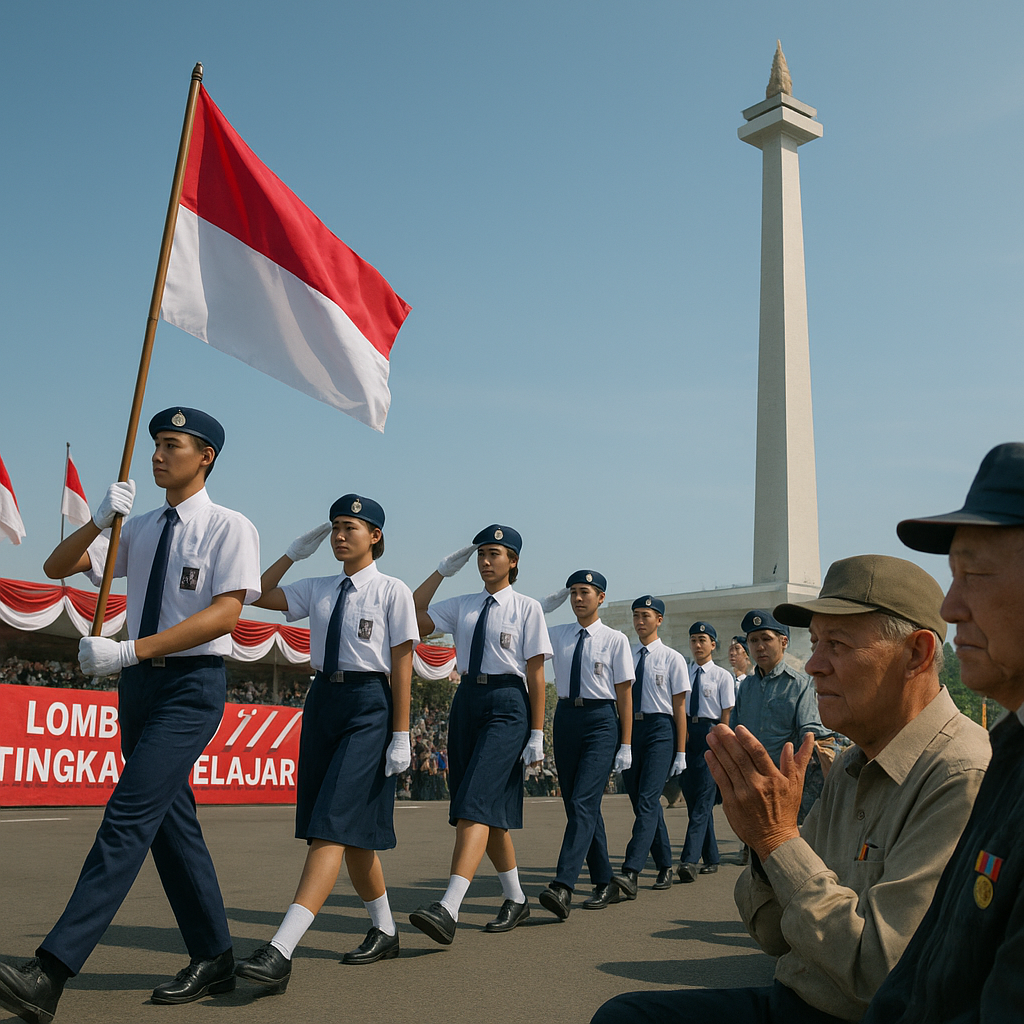 Lomba PBB Tingkat Pelajar: Menumbuhkan Jiwa Disiplin ala Militer di Era Digital