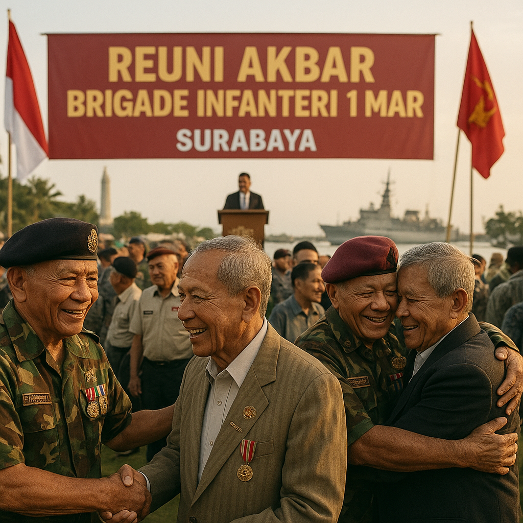 Reuni Akbar Brigade Infanteri 1 Marinir: Kenangan Bakti di Laut dan Darat