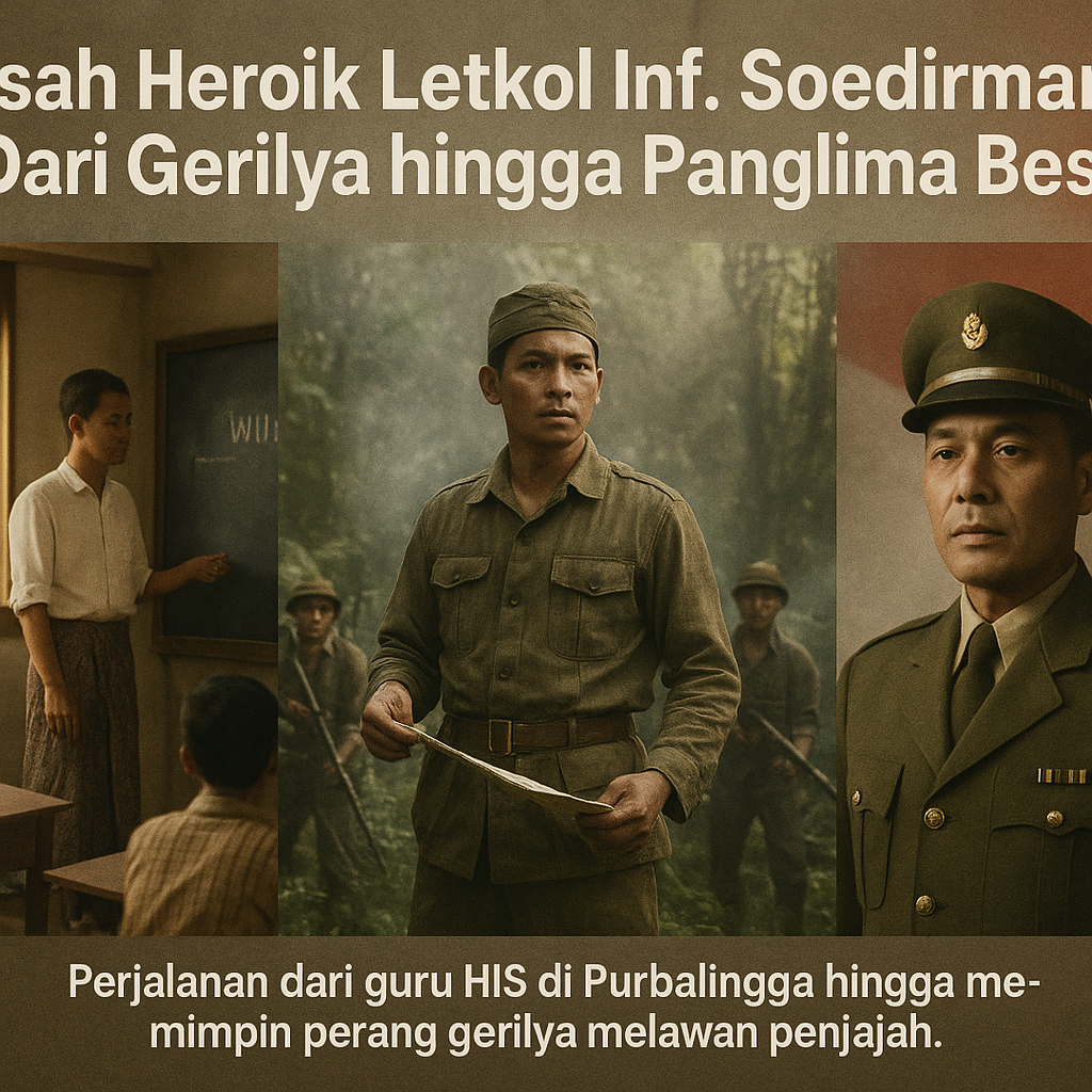 Kisah Heroik Letkol Inf. Soedirman: Dari Gerilya hingga Panglima Besar