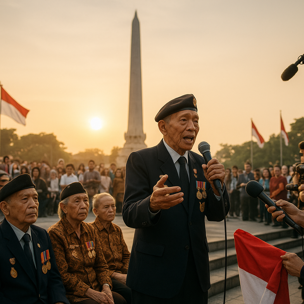 Peringatan 77 Tahun Pertempuran Surabaya, Veteran Ceritakan Kisah Heroik di Monumen Tugu Pahlawan