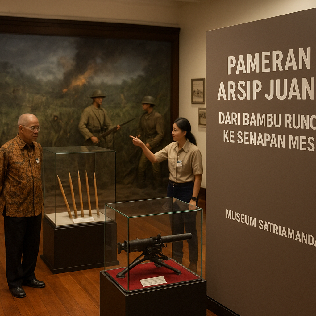 Pameran Arsip Juang 'Dari Bambu Runcing ke Senapan Mesin' Digelar di Museum Satriamandala