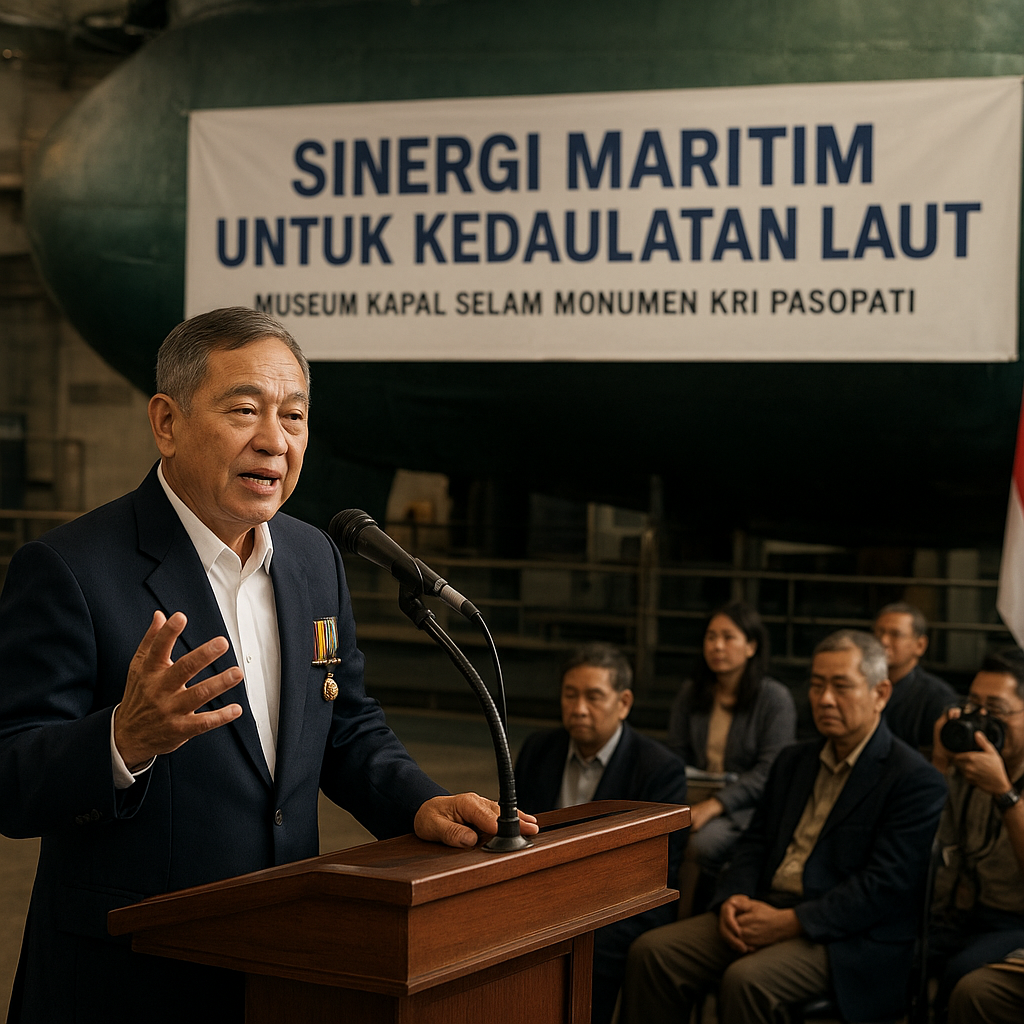 Purnawirawan TNI AL Bagikan Pengalaman dalam Seminar 'Sinergi Maritim untuk Kedaulatan Laut'