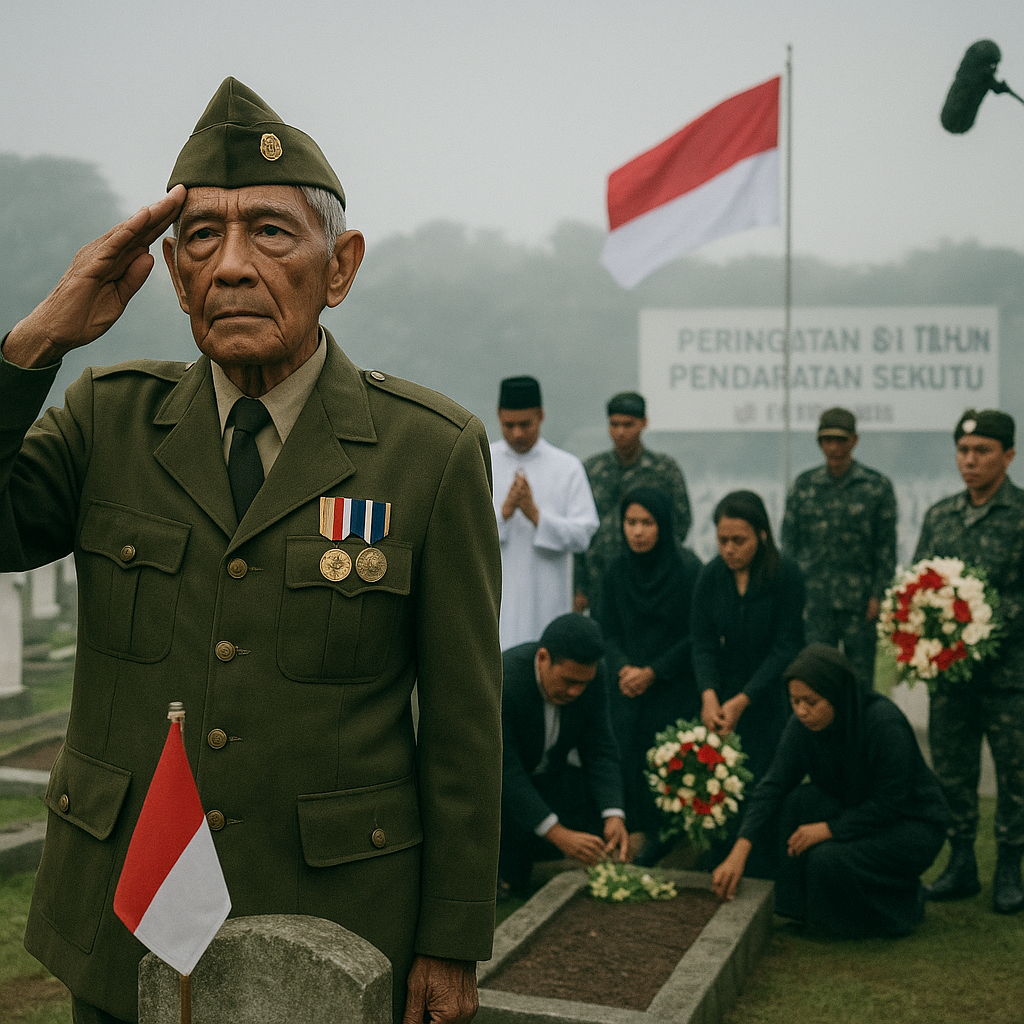 Peringatan 81 Tahun Pendaratan Sekutu di Indonesia, Kenangan Operasi Militer dan Pengabdian Veteran