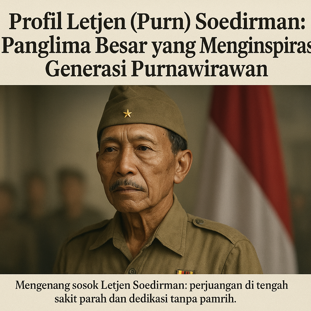 Profil Letjen (Purn) Soedirman: Panglima Besar yang Menginspirasi Generasi Purnawirawan