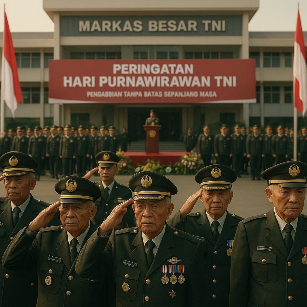 Peringatan Hari Purnawirawan TNI, Pengabdian Tanpa Batas Sepanjang Masa