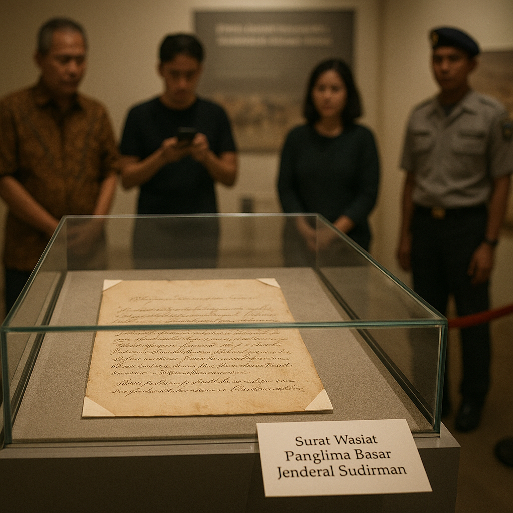 Arsip Juang: Surat Wasiat Jenderal Sudirman yang Tersimpan Rapi di Museum Satria Mandala