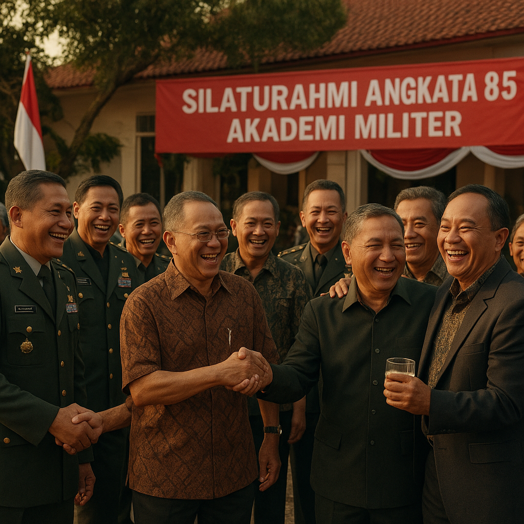 Silaturahmi Angkatan 85 Akademi Militer, Kembali ke Masa Muda Penuh Semangat