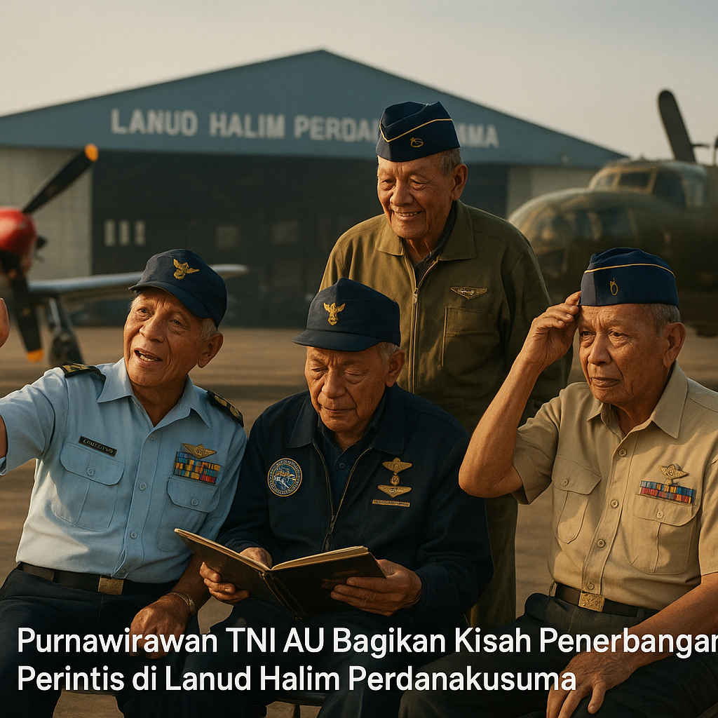 Purnawirawan TNI AU Bagikan Kisah Penerbangan Perintis di Lanud Halim Perdanakusuma