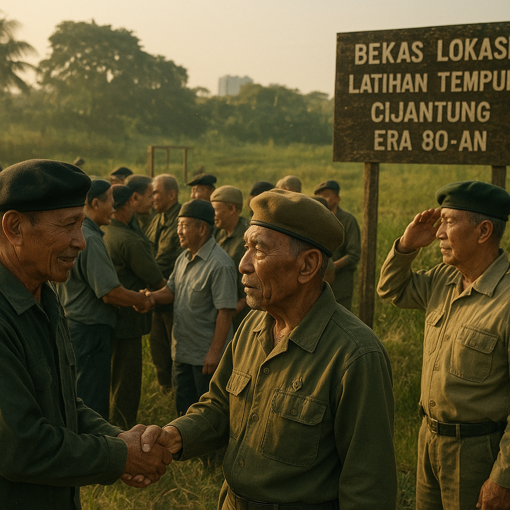 Napak Tilas Jejak Sejarah: Purnawirawan Kostrad Kembali ke Lokasi Latihan Tempur Cijantung Era 80-an