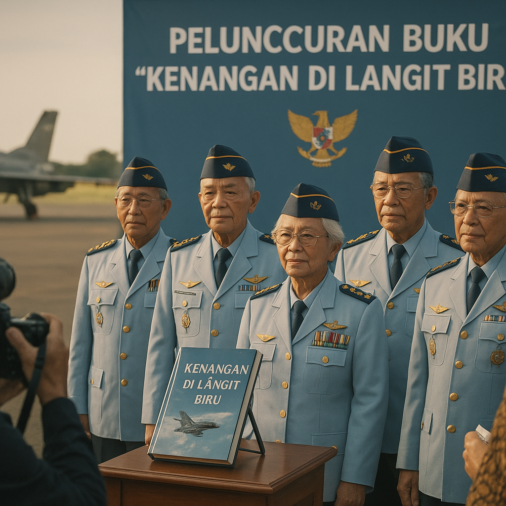 Peluncuran Buku "Kenangan di Langit Biru", Kisah Perjalanan Dinas Penerbang TNI AU Angkatan 70-an