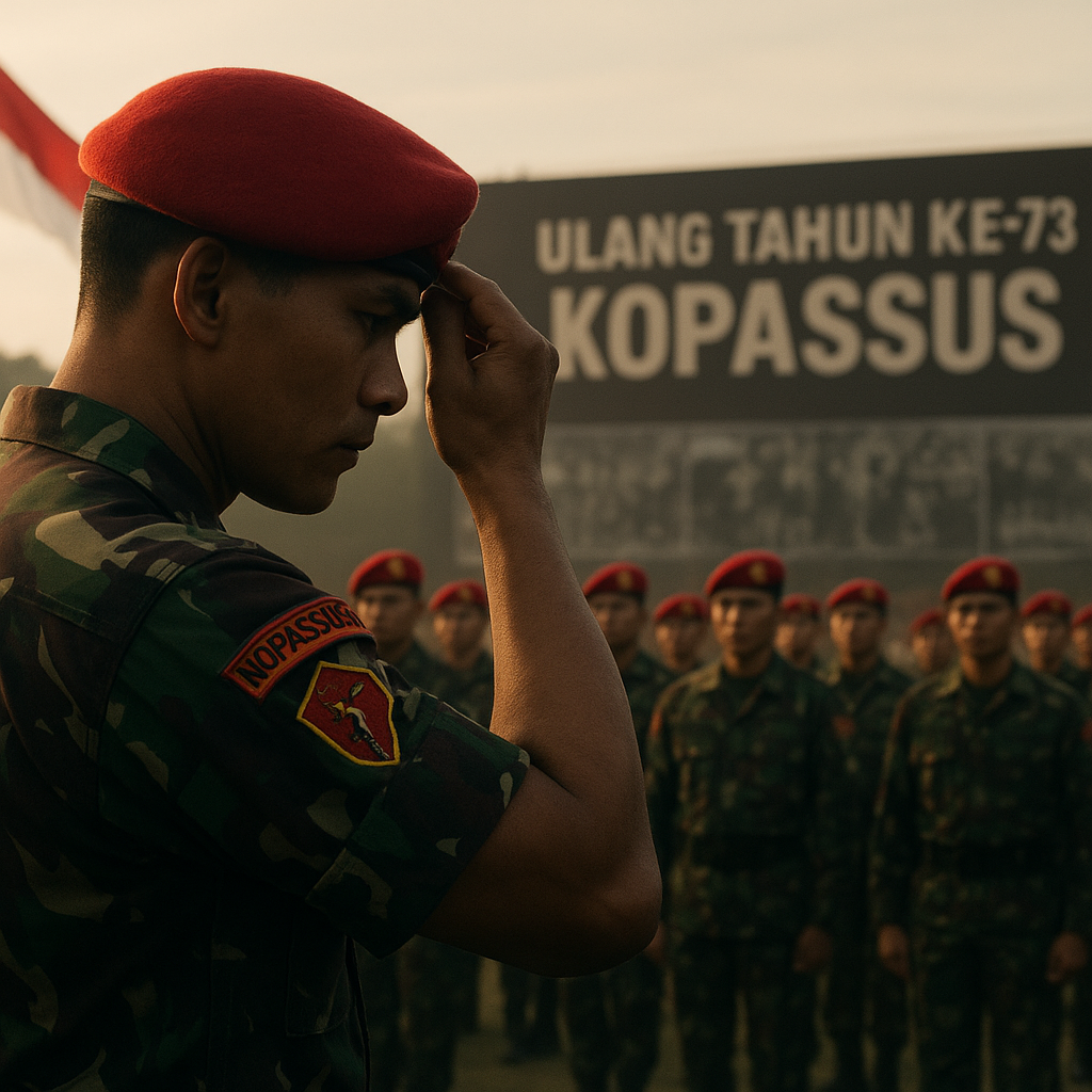 Ulang Tahun Ke-73 Kopassus, Ini Sejarah Lahirnya Korps Baret Merah