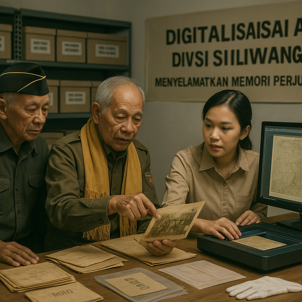 Digitalisasi Arsip Sejarah Divisi Siliwangi: Menyelamatkan Memori Perjuangan di Zaman Revolusi