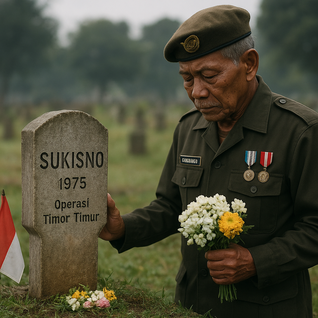 Ziarah ke Makam Sahabat, Veteran Kopasgat Guriyanto Kembali Mengenang Rekan yang Gugur