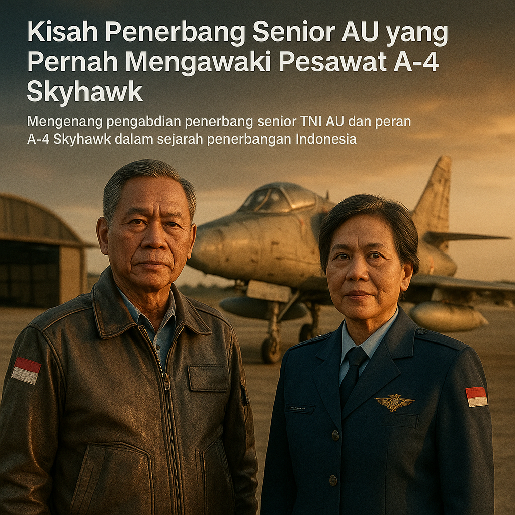 Kisah Penerbang Senior AU yang Pernah Mengawaki Pesawat A-4 Skyhawk