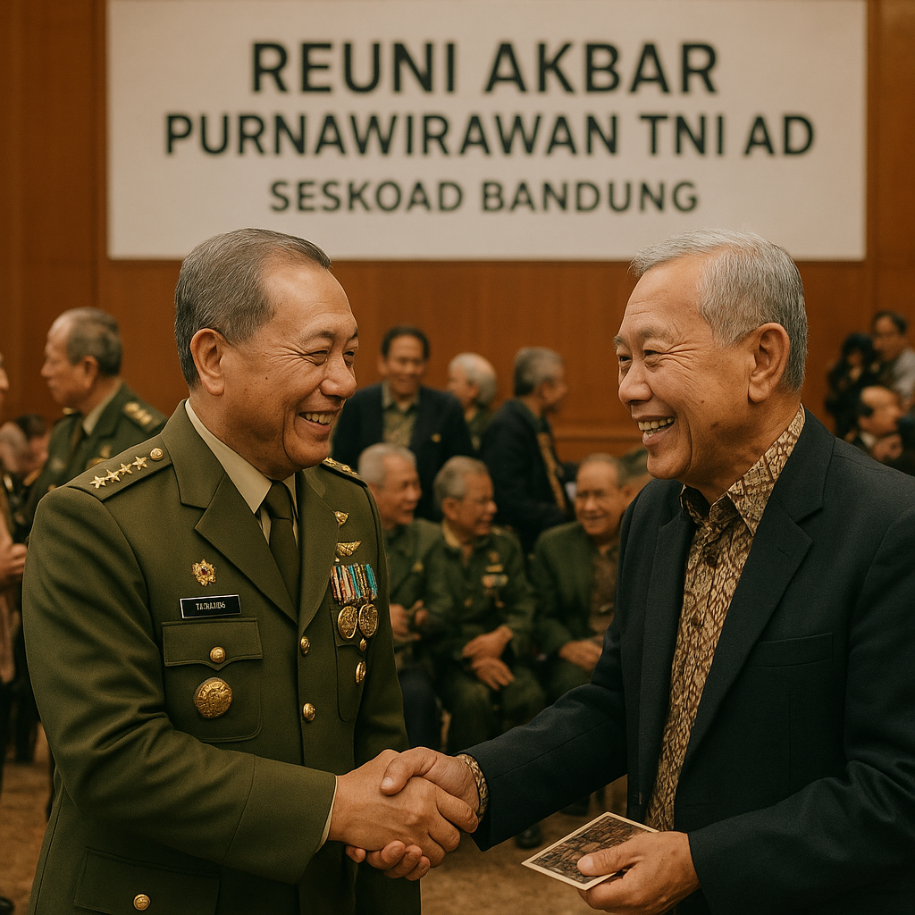 Purnawirawan TNI AD Kumpul di Reuni Seskoad, Kenang Masa Diklat dan Perkuat Persaudaraan