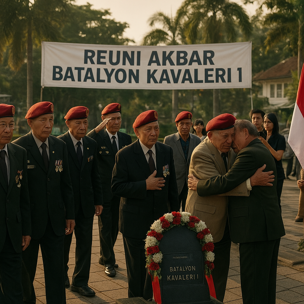Napak Tilas Jejak Sejarah: Reuni Akbar Batalyon Kavaleri 1 di Medan Area