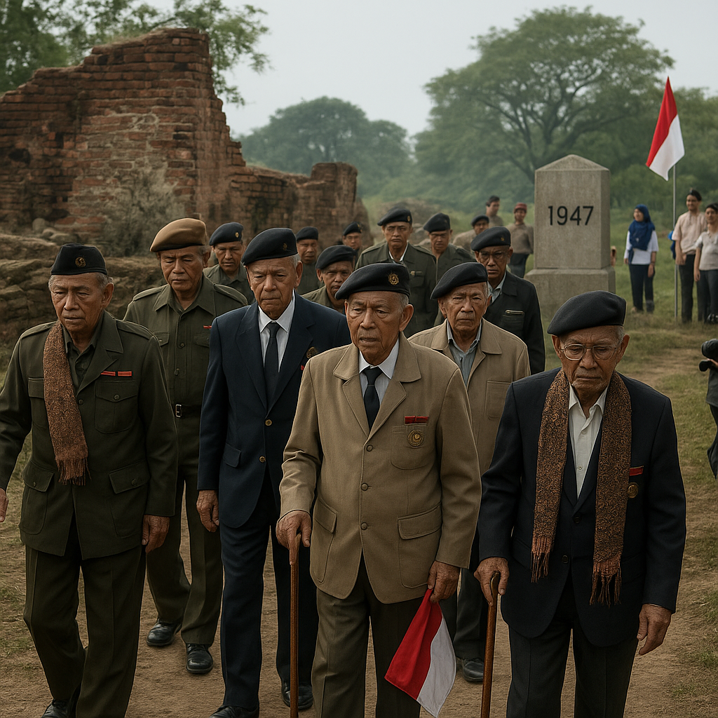 Napak Tilas Jejak Perjuangan Batalyon di Medan Area 1947, Dilakukan Purnawirawan Kavaleri