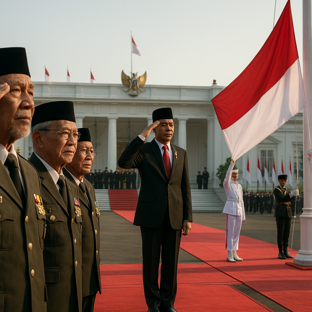 Peringatan Detik-Detik Proklamasi ke-81, Presiden Pimpin Upacara di Istana Merdeka