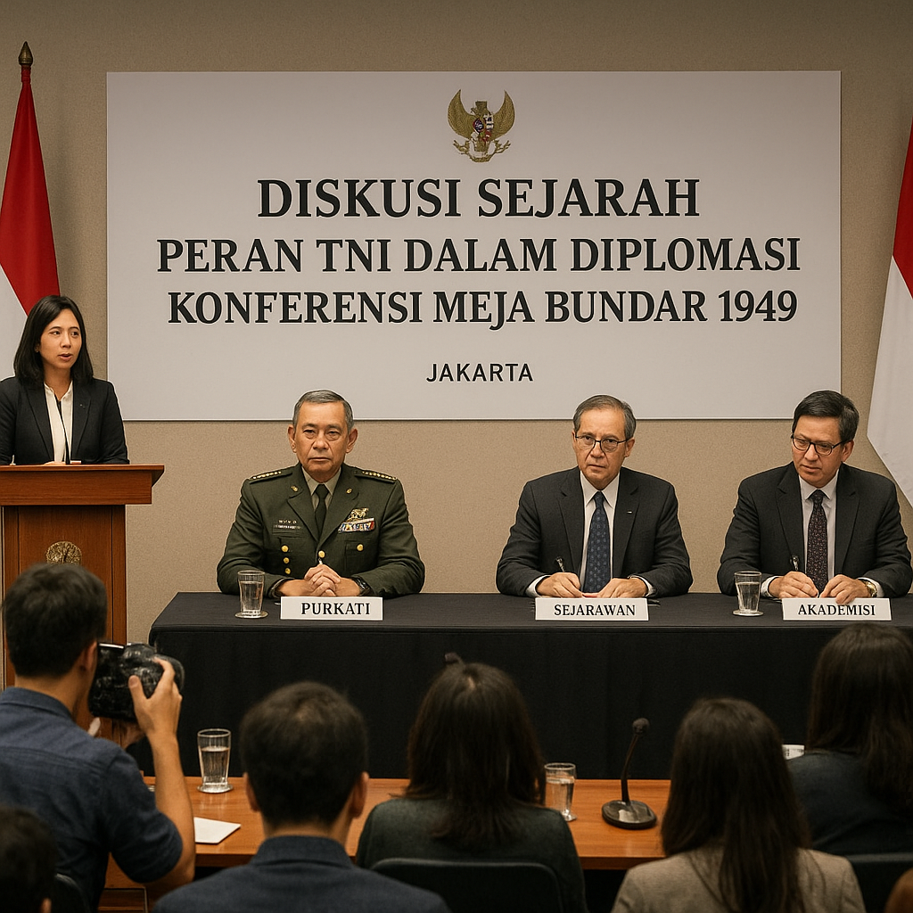 Diskusi Sejarah: 'Peran TNI dalam Diplomasi Konferensi Meja Bundar' Digelar di Jakarta