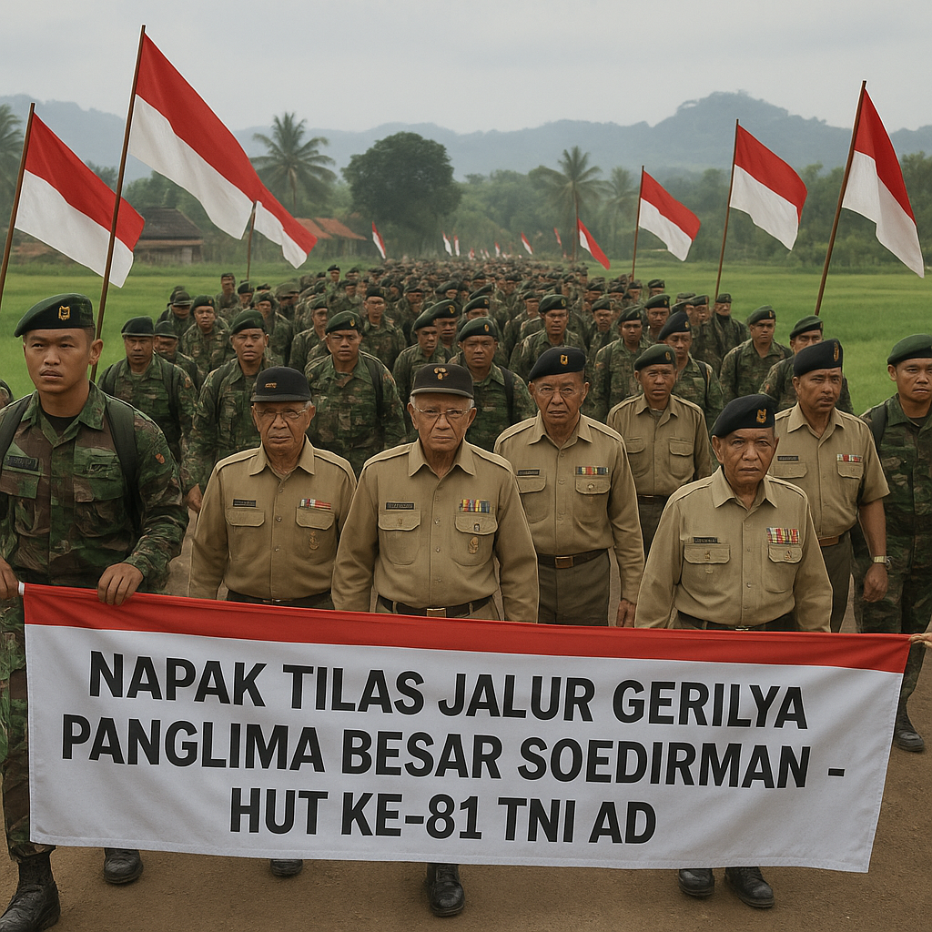 Kodam Jaya Gelar Napak Tilas Jalur Gerilya Panglima Besar Sudirman