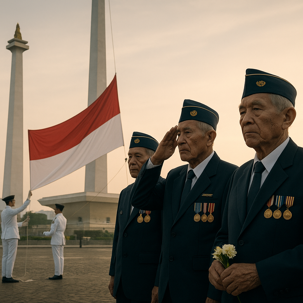 Upacara Bendera di Monumen Nasional: Penghormatan Terakhir untuk Para Pahlawan Tanpa Nama
