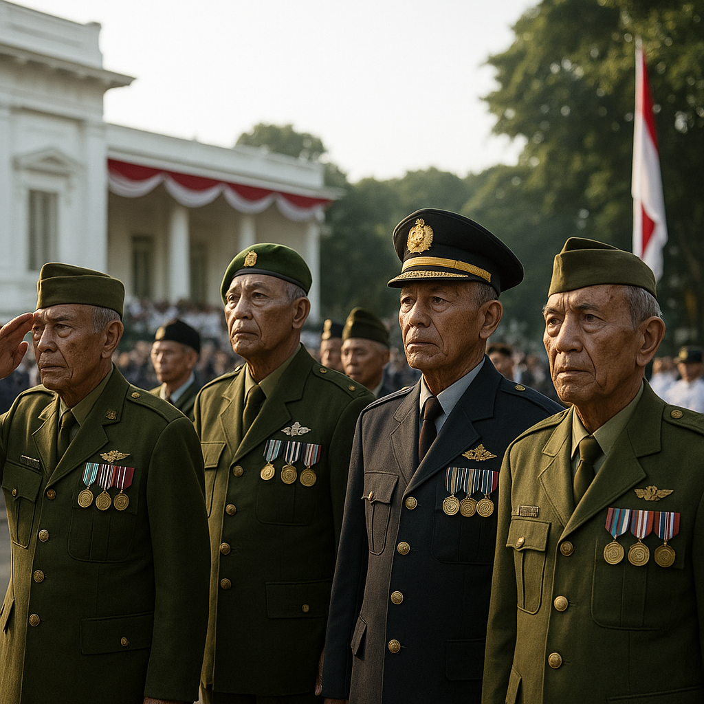 Peringatan Detik-Detik Proklamasi di Istana Merdeka: Purnawirawan Menjadi Saksi Sejarah