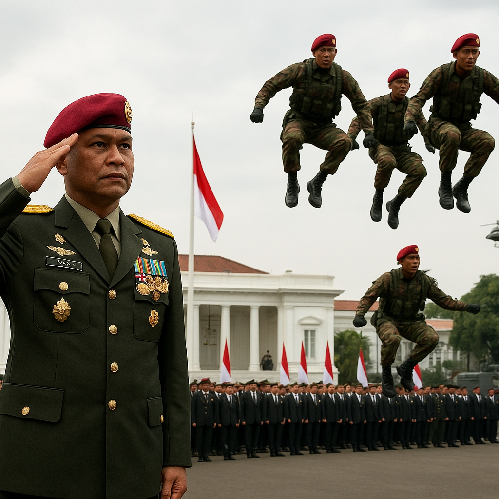 Panglima TNI Hadiri Upacara Peringatan Detik-Detik Proklamasi di Istana Merdeka