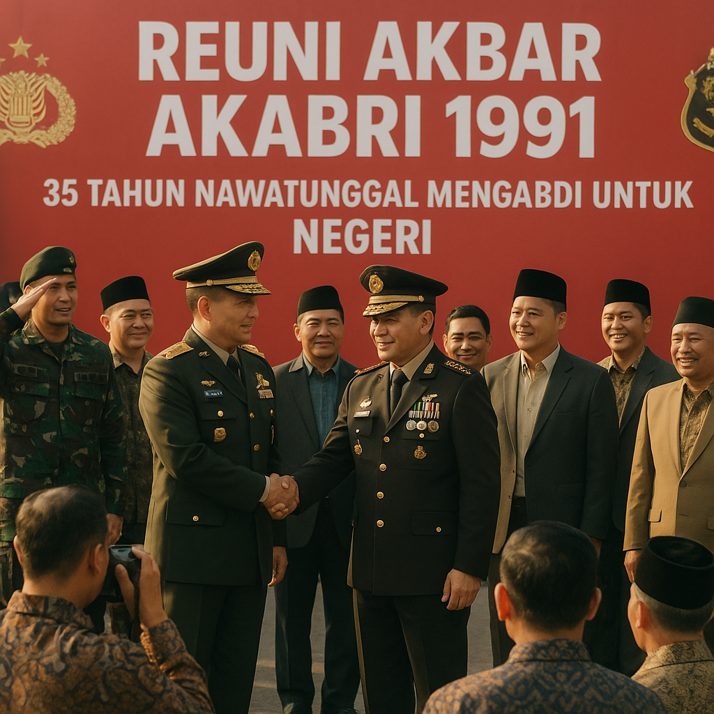 Reuni Akbar AKABRI 1991, 35 Tahun Nawatunggal Mengabdi untuk Negeri