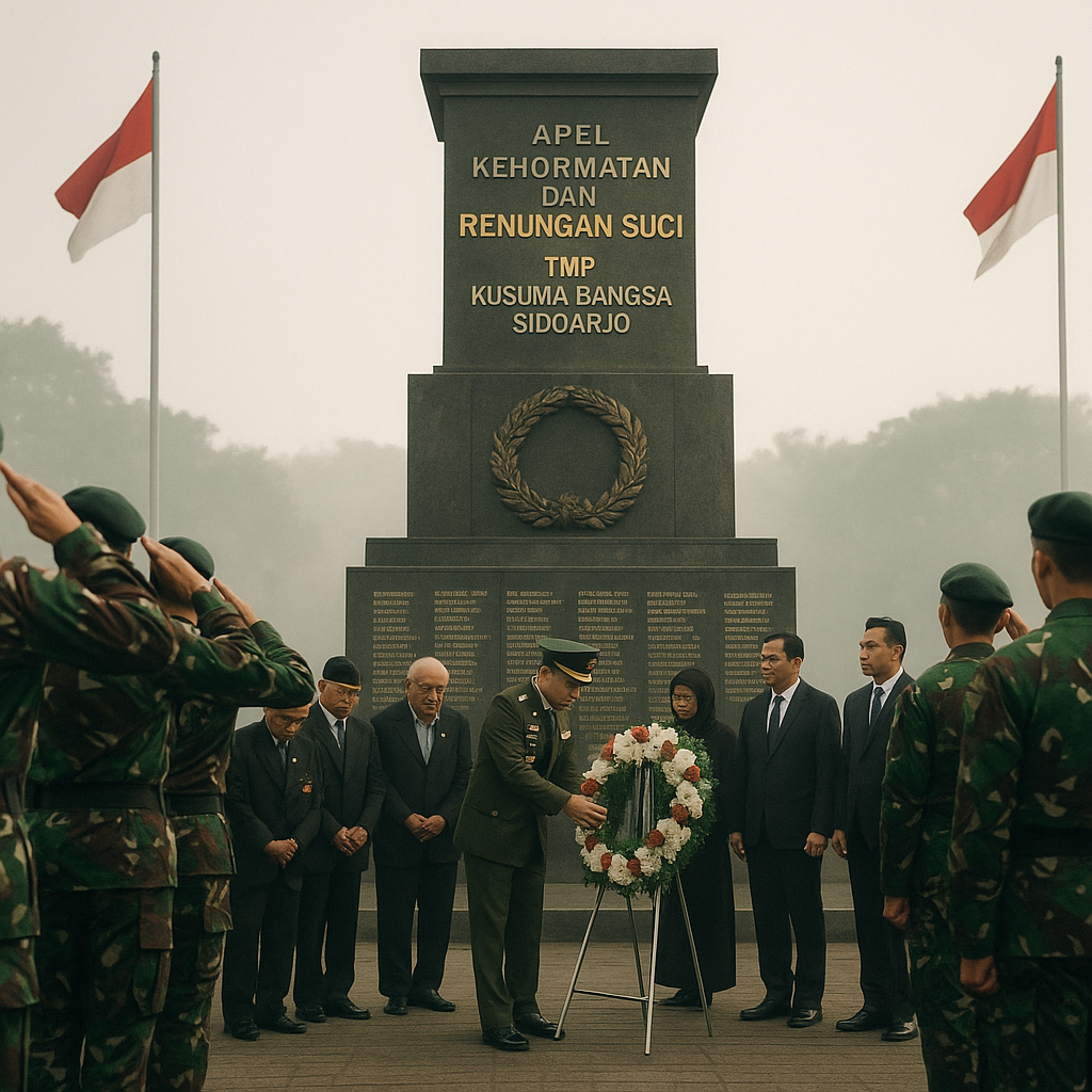 AKRS di TMP Kusuma Bangsa Sidoarjo, Kenang Jasa Pahlawan