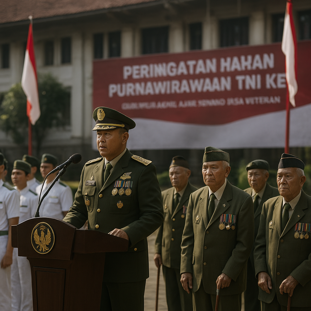 Peringatan Hari Purnawirawan TNI ke-78, Gubernur Akmil Ajak Kenang Jasa Para Veteran