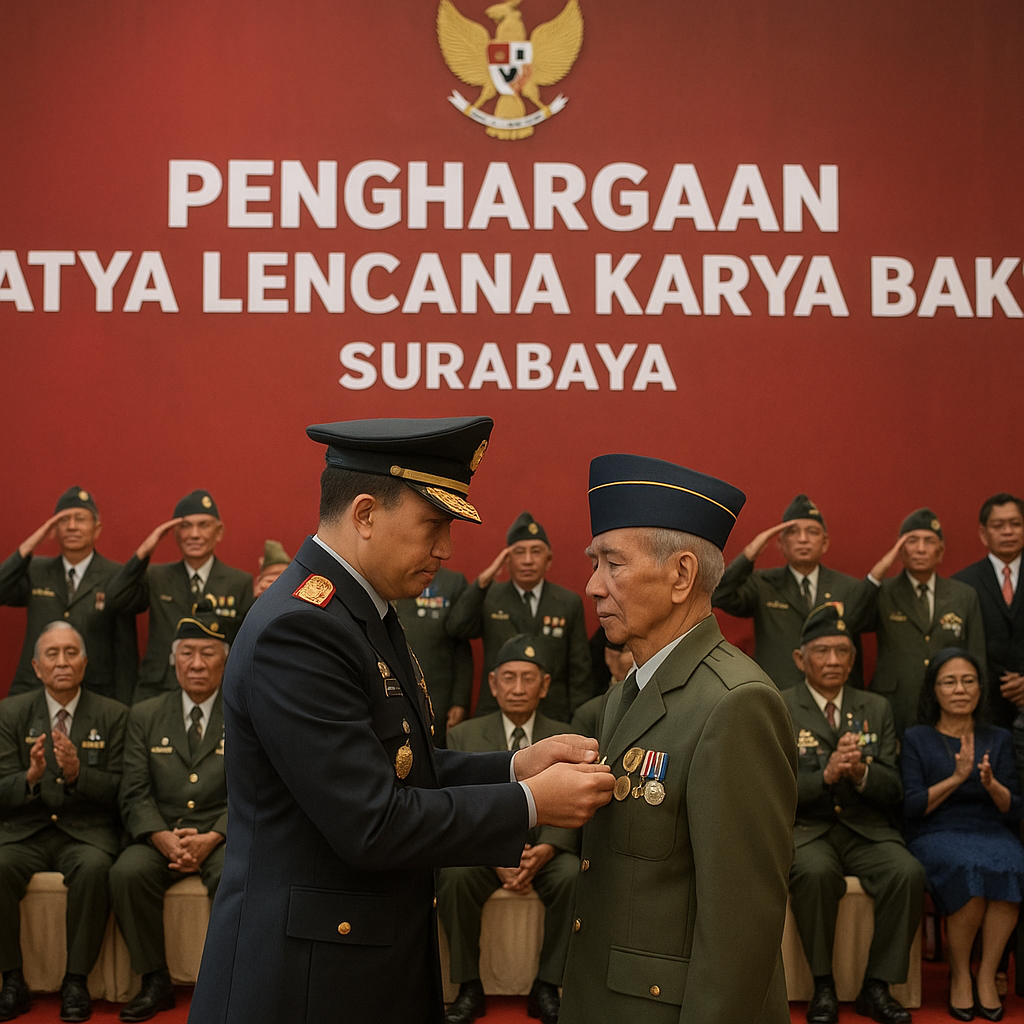 Penghargaan Satya Lencana kepada 150 Purnawirawan di Surabaya, Penghormatan atas Darma Bakti