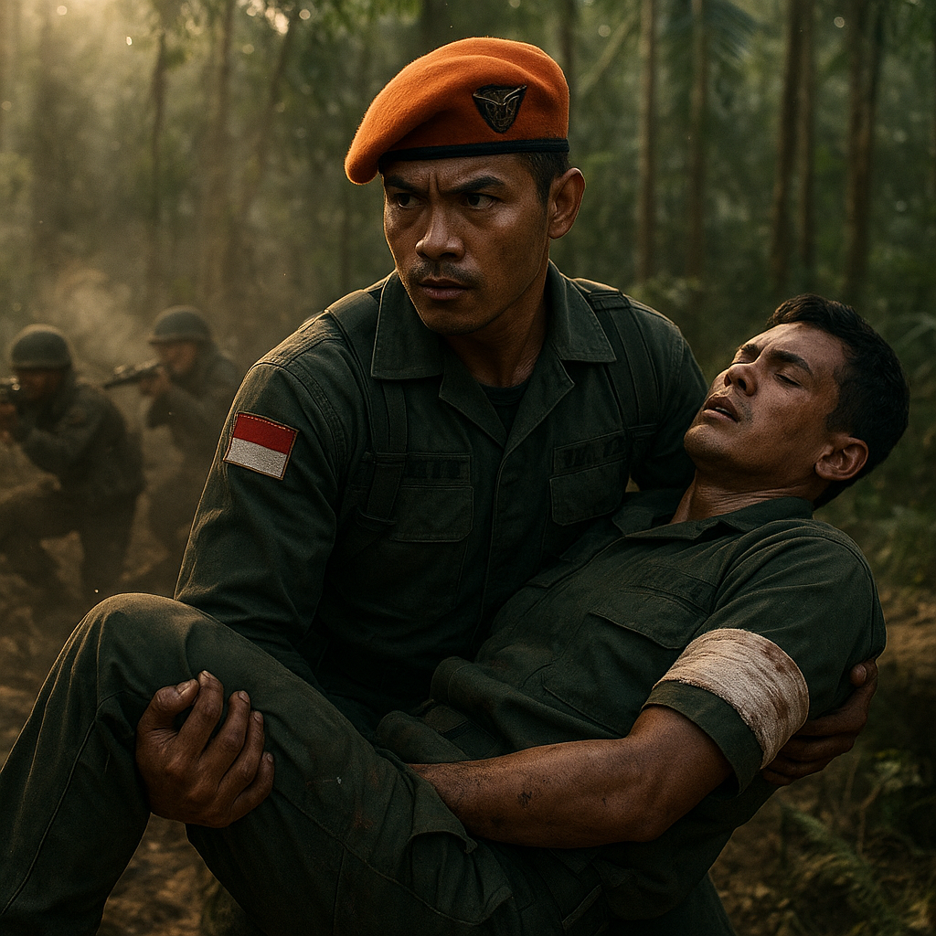 Bertaruh Nyawa! Prajurit Elite TNI AU Selamatkan Rekannya dari Pembantaian saat Operasi Tempur