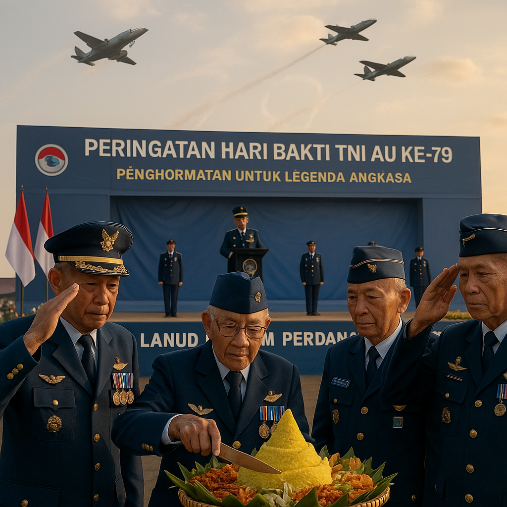 Peringatan Hari Bakti TNI AU ke-79, Penghormatan untuk Legenda Angkasa