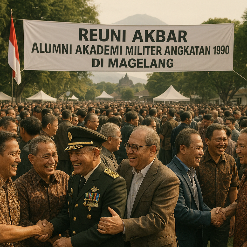 Reuni Akbar Alumni Akademi Militer Angkatan 1990 di Magelang